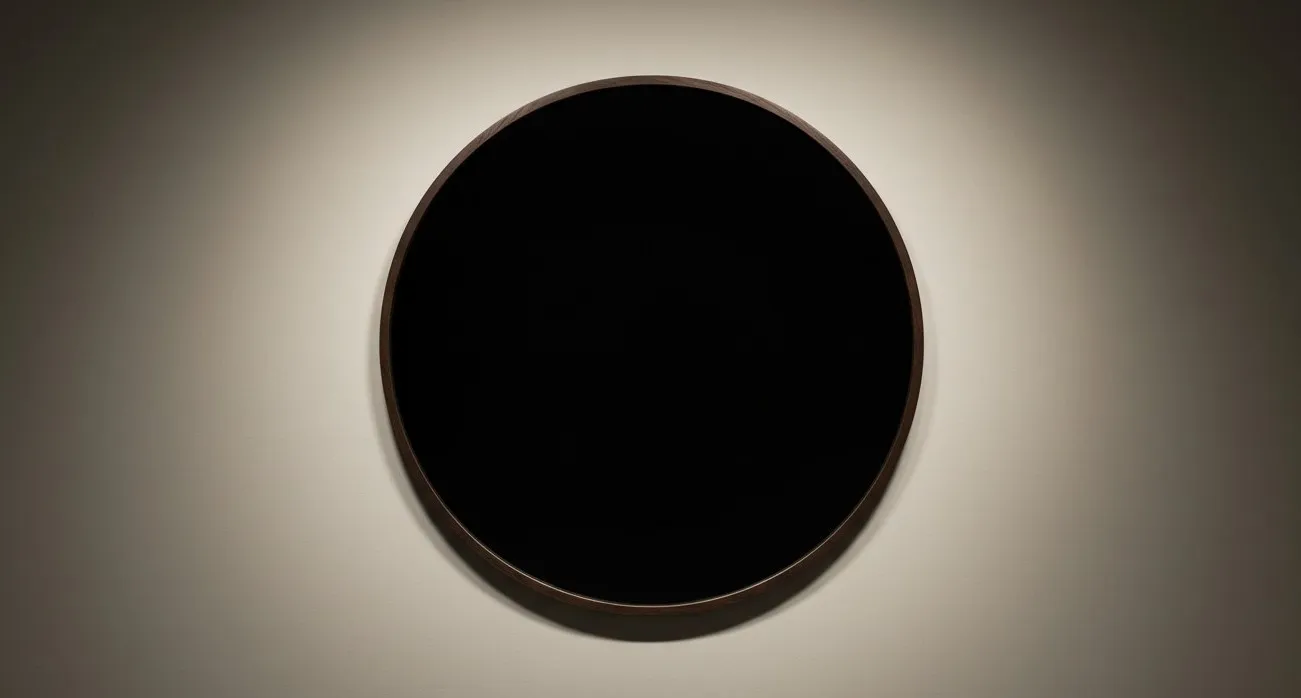 闇を映す丸鏡