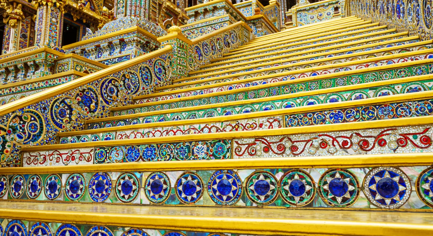 極楽浄土の階段イメージ