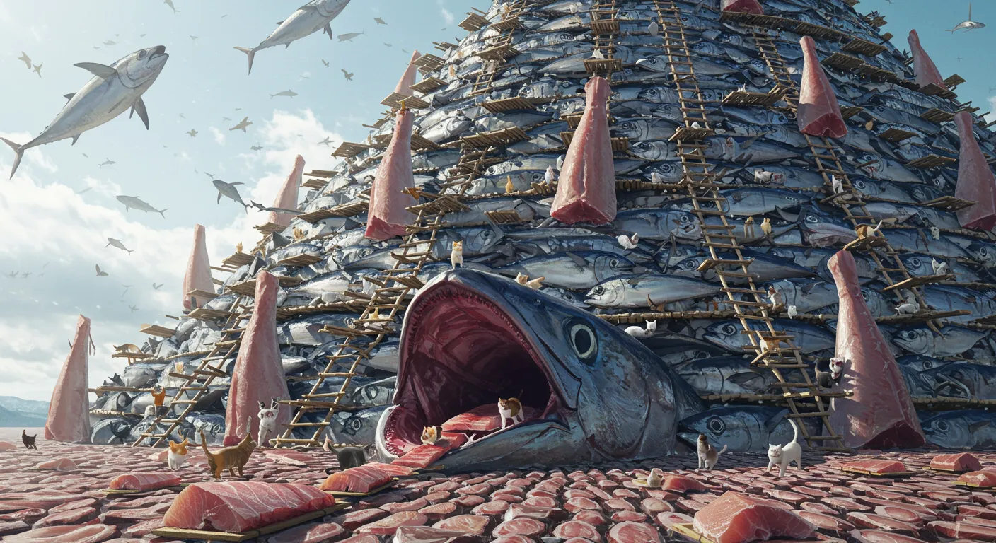 猫の往きたい極楽浄土はカツオづくし